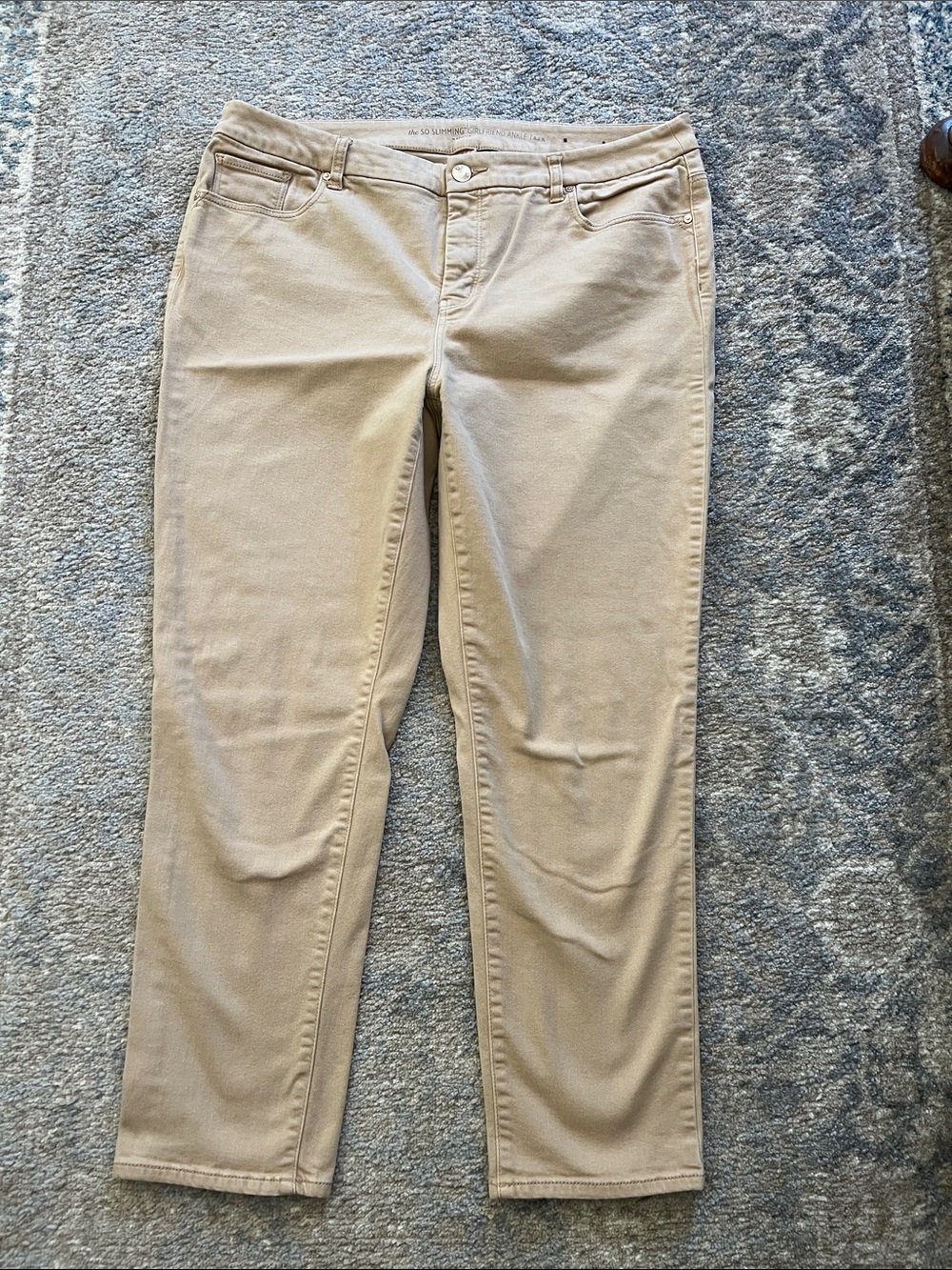 Chico’s Women’s Tan Ankle Leg Jeans